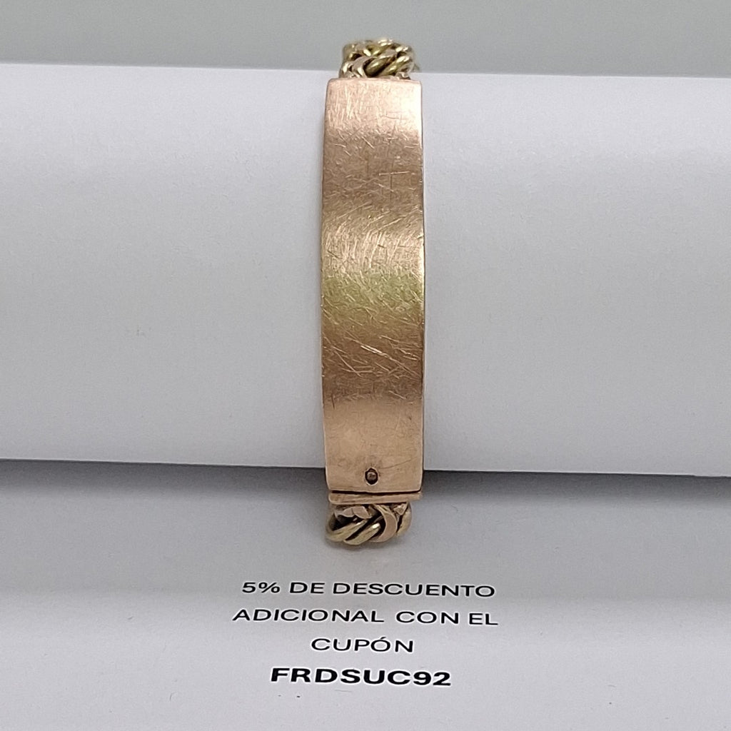 ESCLAVA ORO 10 K 29.5 GRMS (SEMINUEVO)