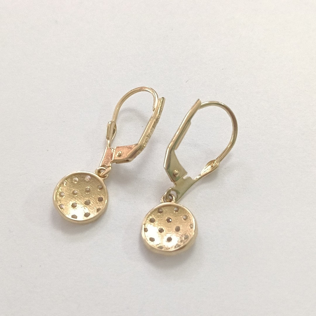 BROQUELES ORO 14K 2.4 (NUEVO)