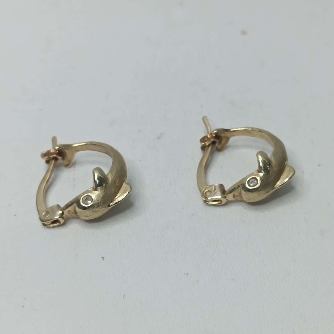 ARETES PAR ORO 14 K 2,90 GRMS (SEMINUEVO)