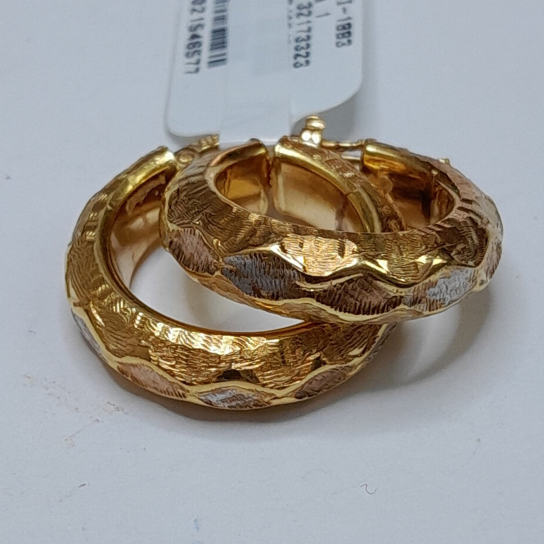 ARRACADAS PAR ORO 14 K 4,90 GRMS (SEMINUEVO)