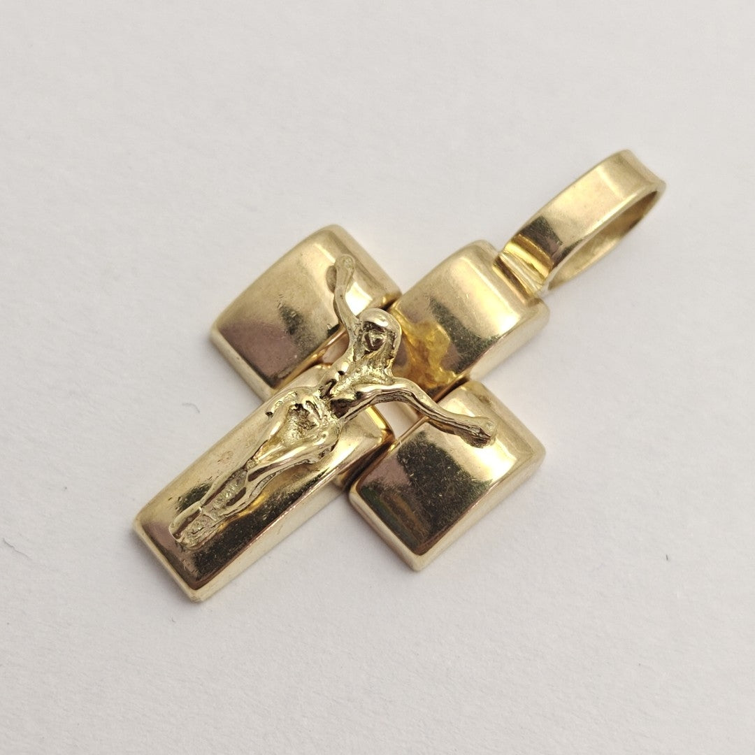 CRUCIFIJO ORO 14 K 3,80 GRMS (SEMINUEVO)