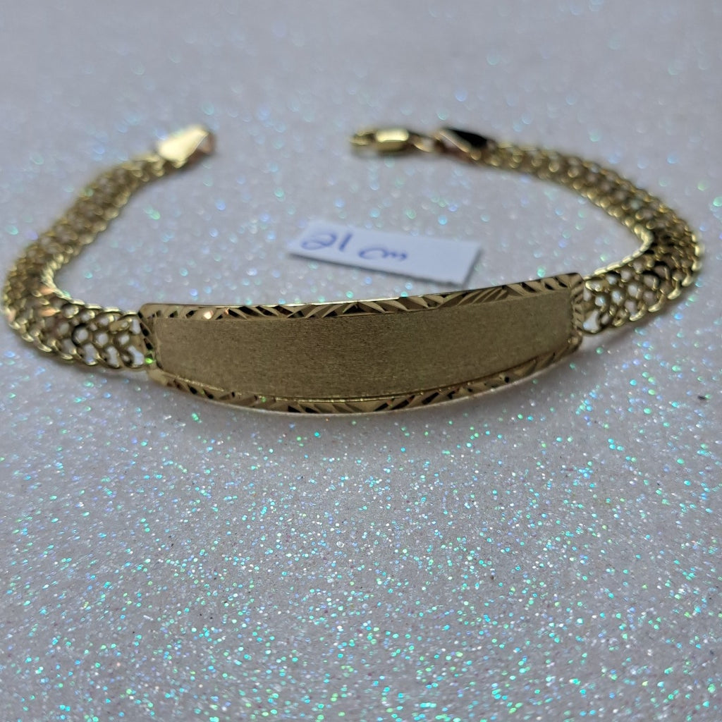 PULSERA ESCLAVA CHINO 14K 21 CM 9.9 GR (NUEVO)