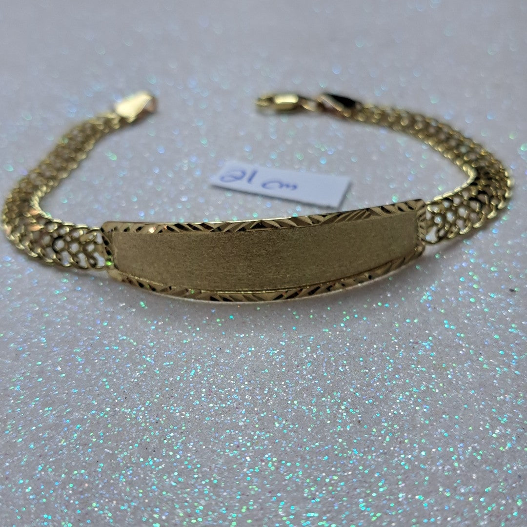 PULSERA ESCLAVA CHINO 14K 21 CM 9.9 GR (NUEVO)
