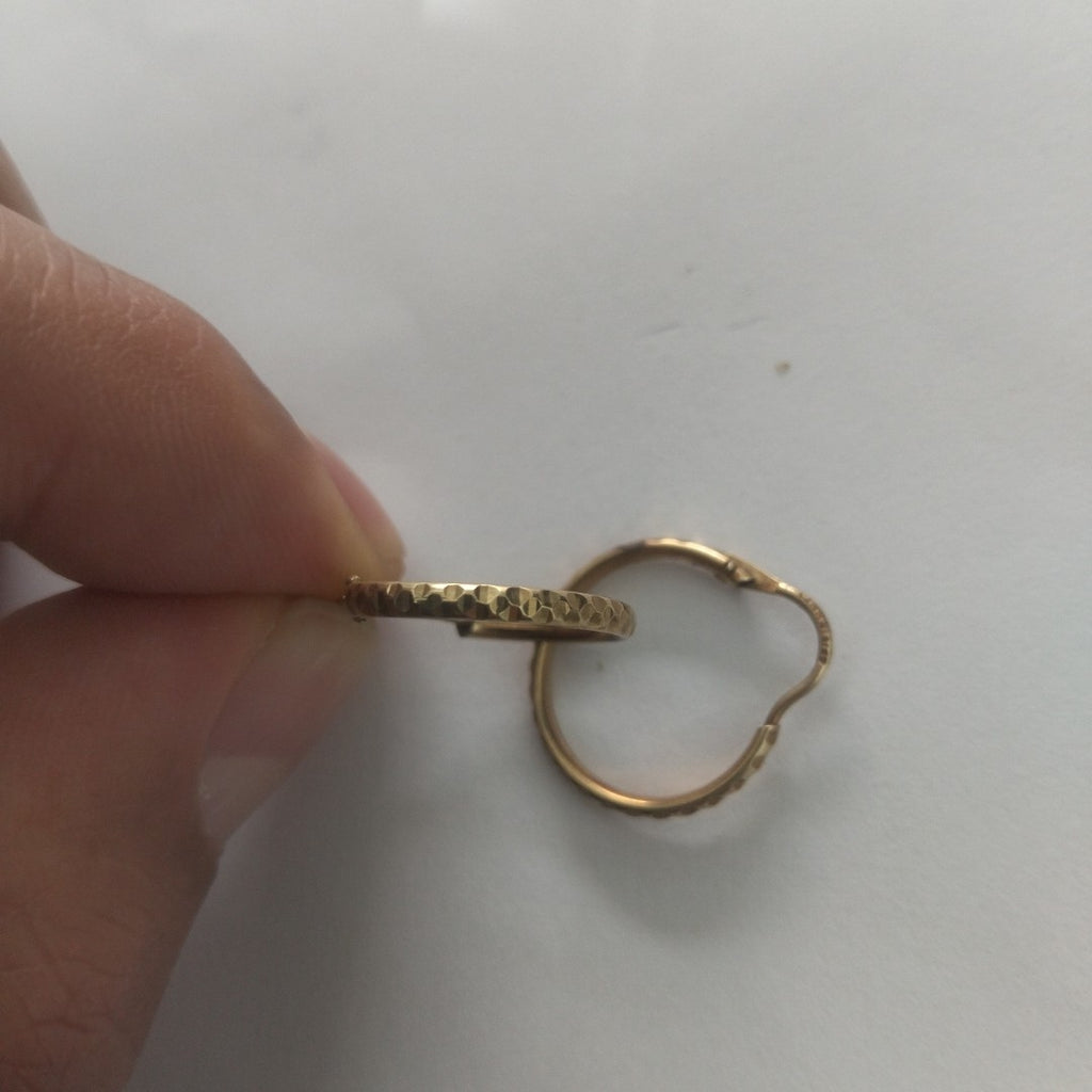 ARRACADAS PAR ORO 10 K 1.1 GRMS (SEMINUEVO)