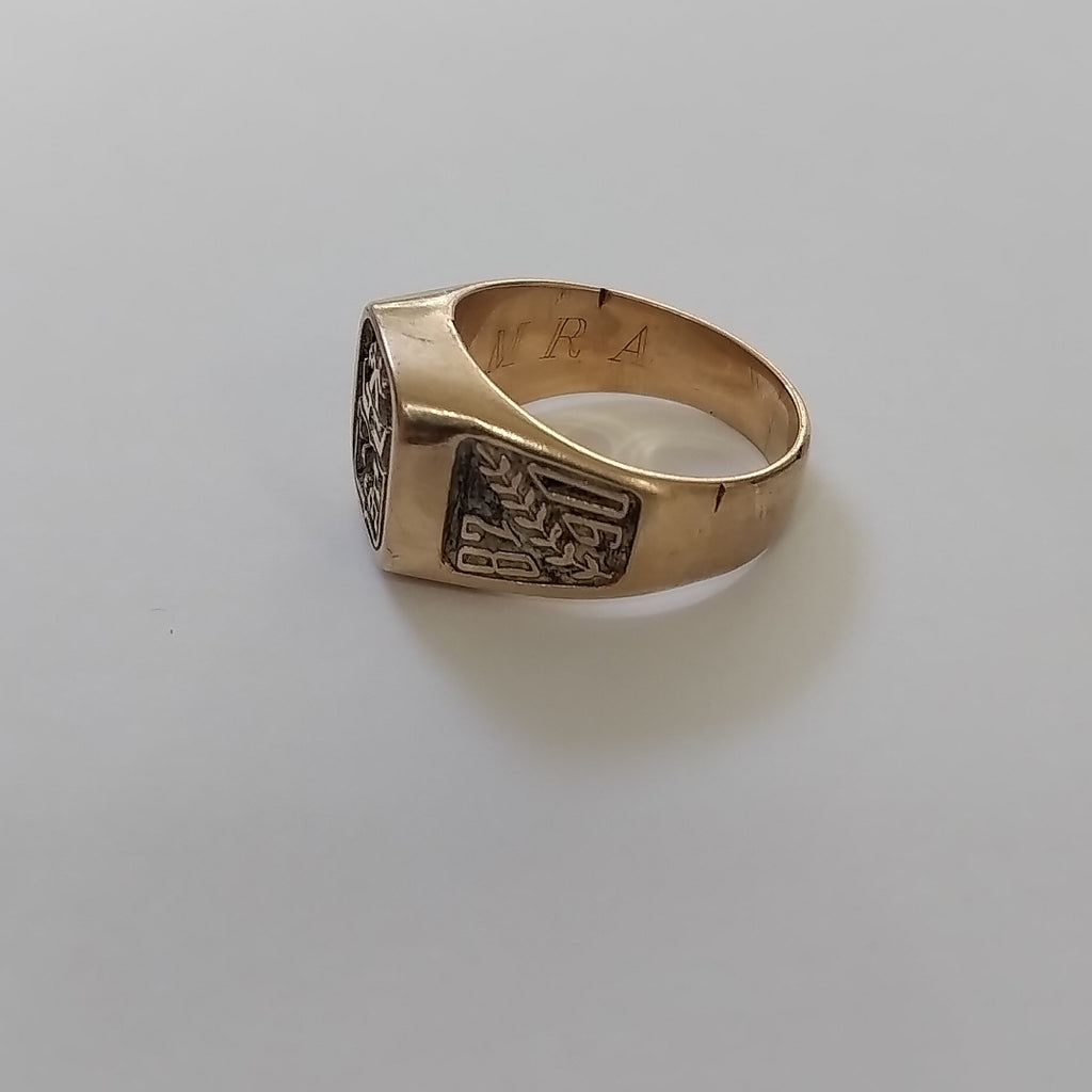 ANILLO DE GRADUACIÓN ORO 14 K 6.5 GRMS (SEMINUEVO)