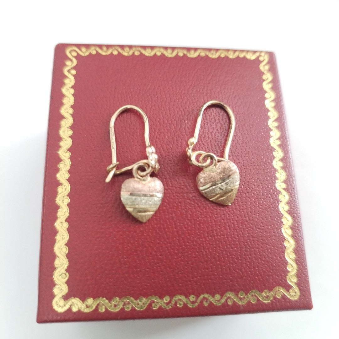 ARETES PAR ORO 10 K 1 GRMS (SEMINUEVO)