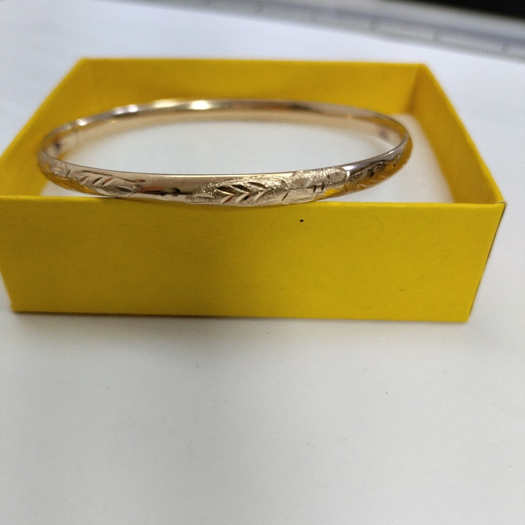 PULSERA RIGIDA ORO 14 K 6,50 GRMS (SEMINUEVO)