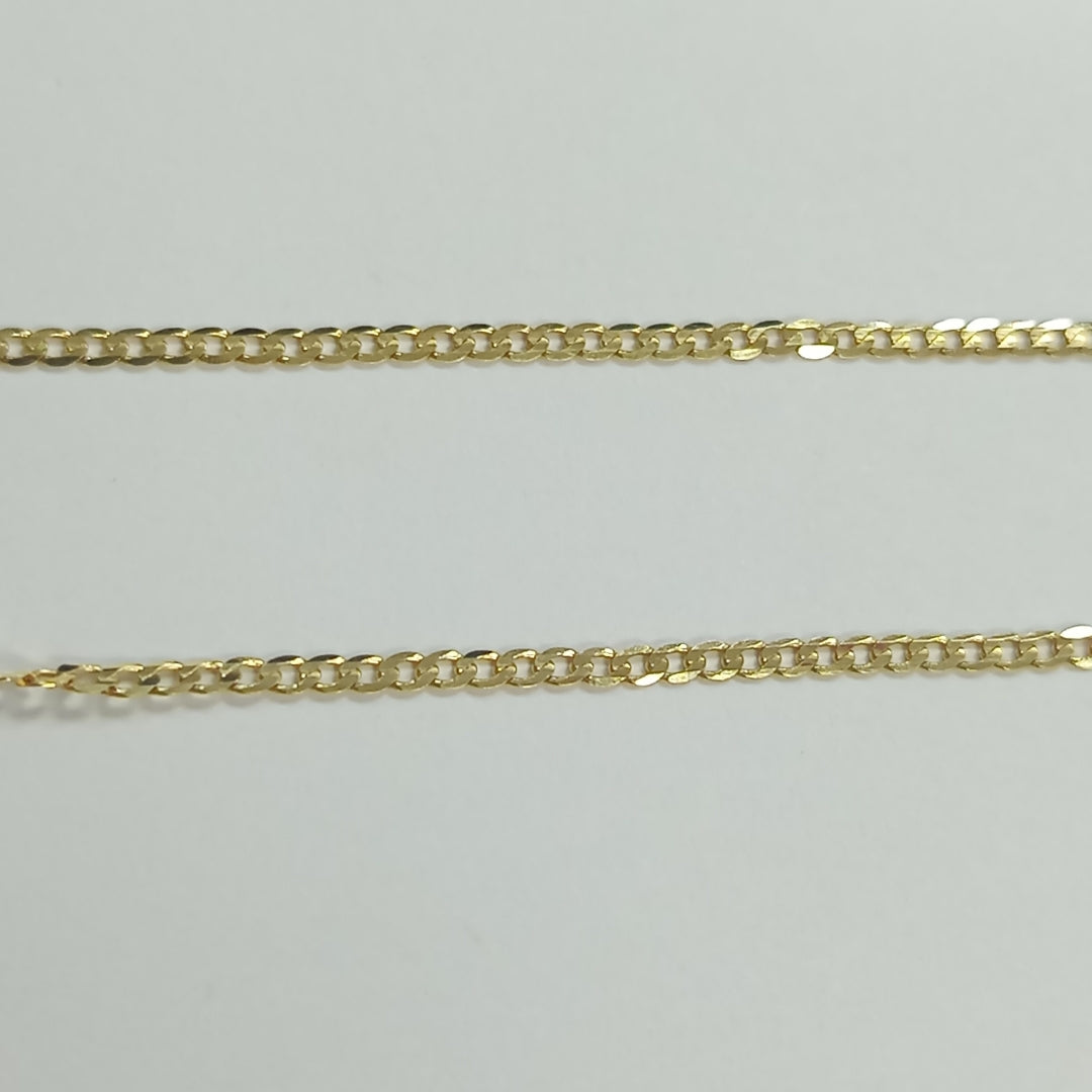 CADENAS BARBADA AMARILLA ORO 14K 2.2 (NUEVO)
