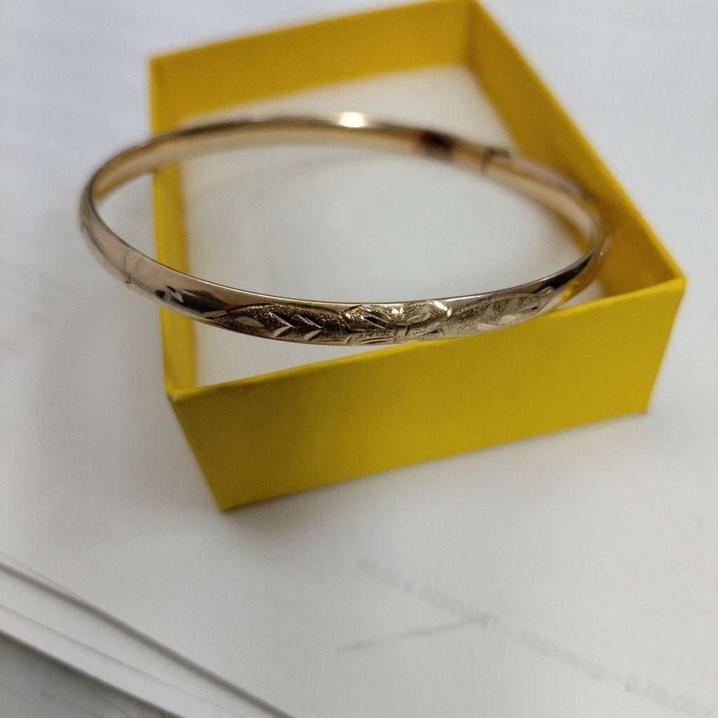 PULSERA RIGIDA ORO 14 K 6,70 GRMS (SEMINUEVO)