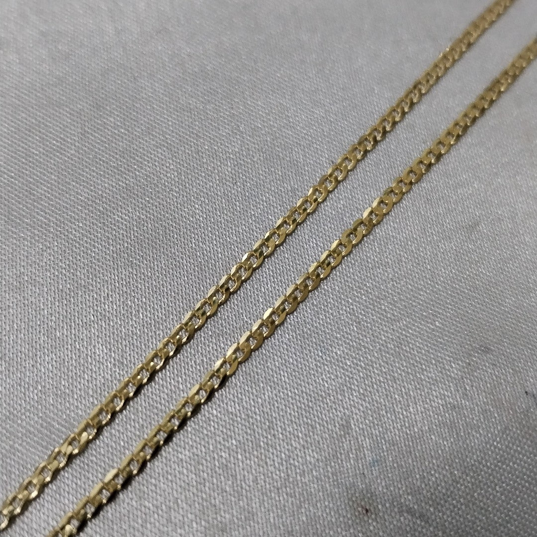 CADENAS BARBADA AMARILLA ORO 14K 2.2 (NUEVO)