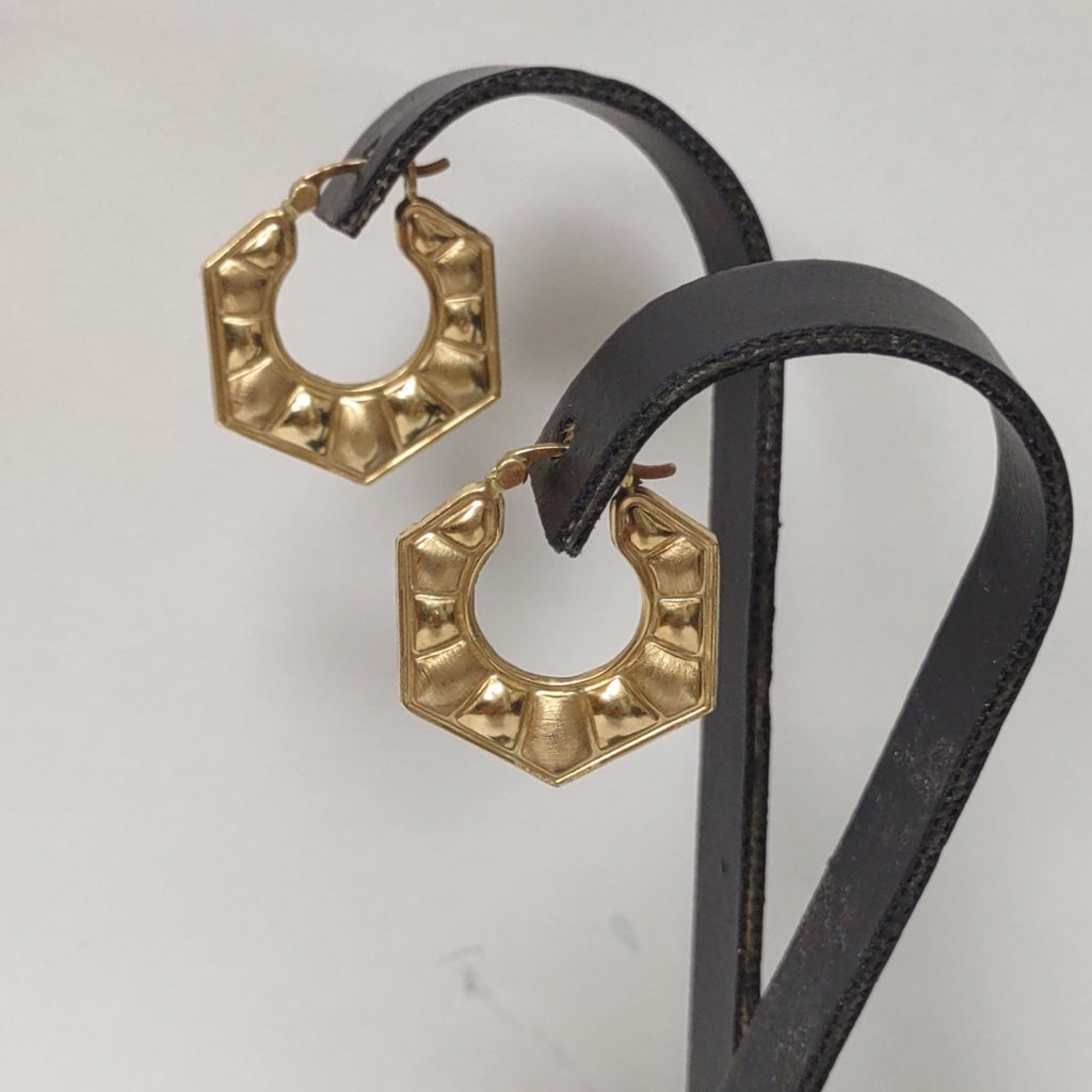ARRACADAS PAR ORO 14 K 2.4 GRMS (SEMINUEVO)