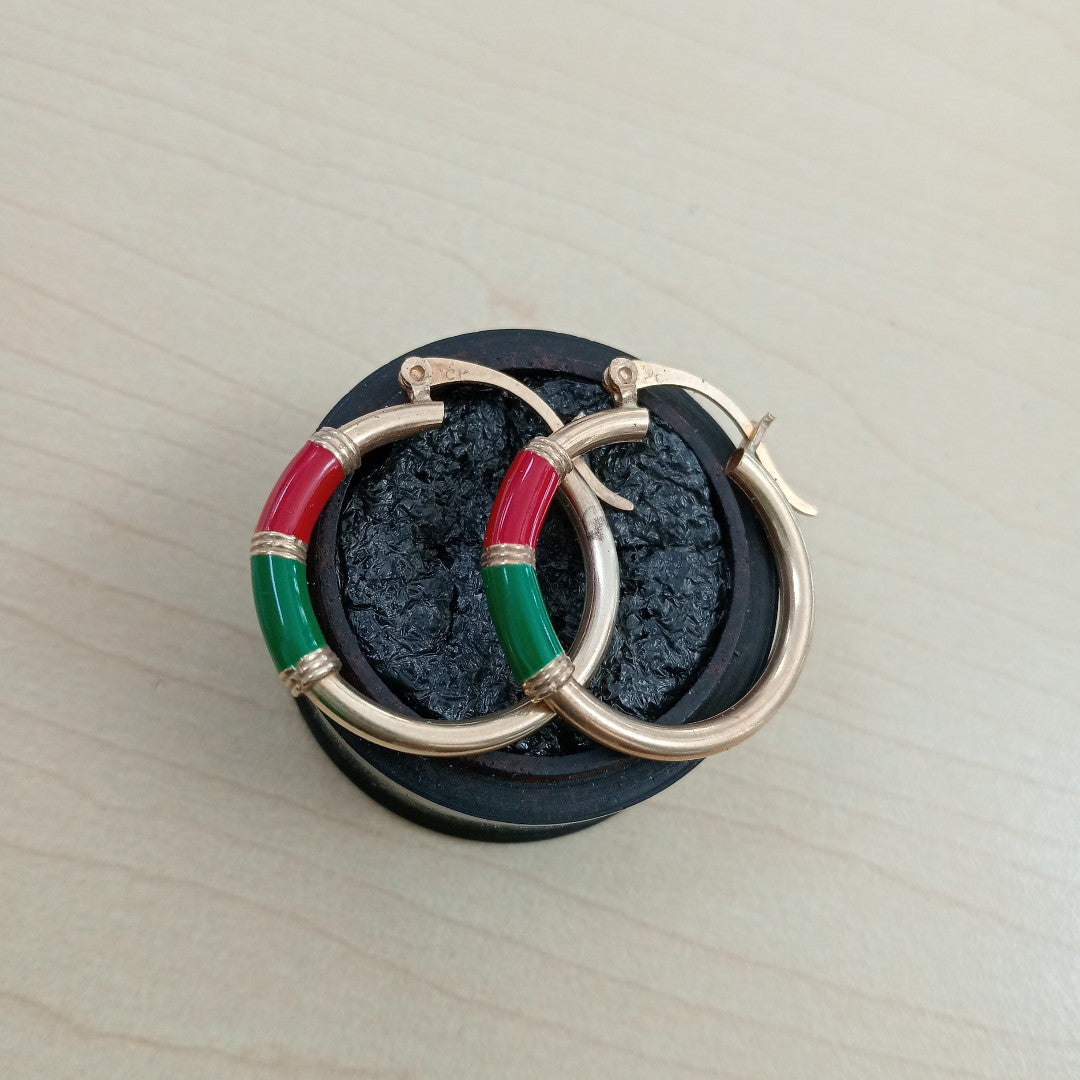 ARRACADAS PAR ORO 10 K 2.8 GRMS (SEMINUEVO)