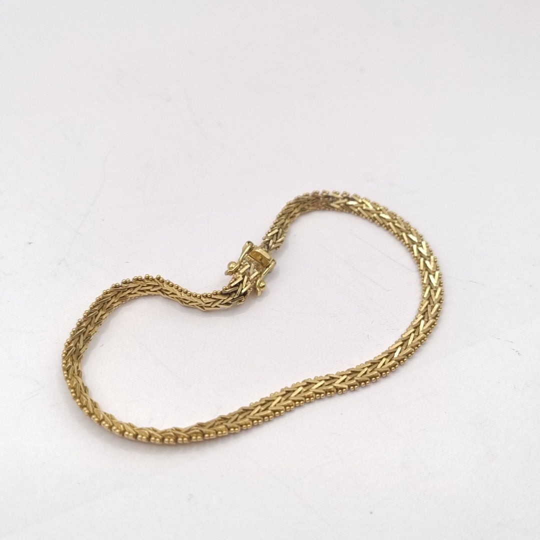 PULSERA ORO 18 K 9.4 GRMS (SEMINUEVO)