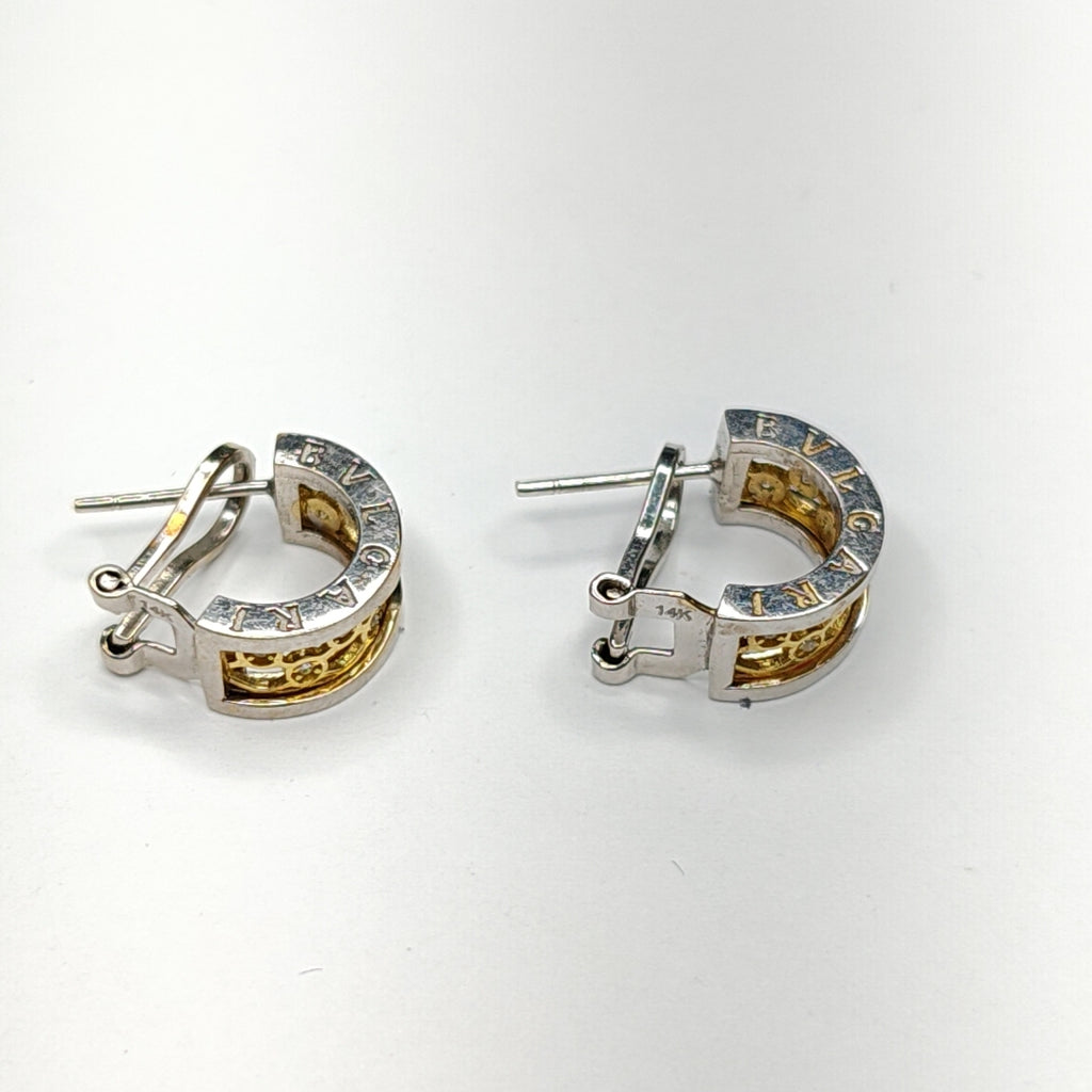 ARETES PAR ORO COMBINADO 14 K 5,60 GRMS (SEMINUEVO)
