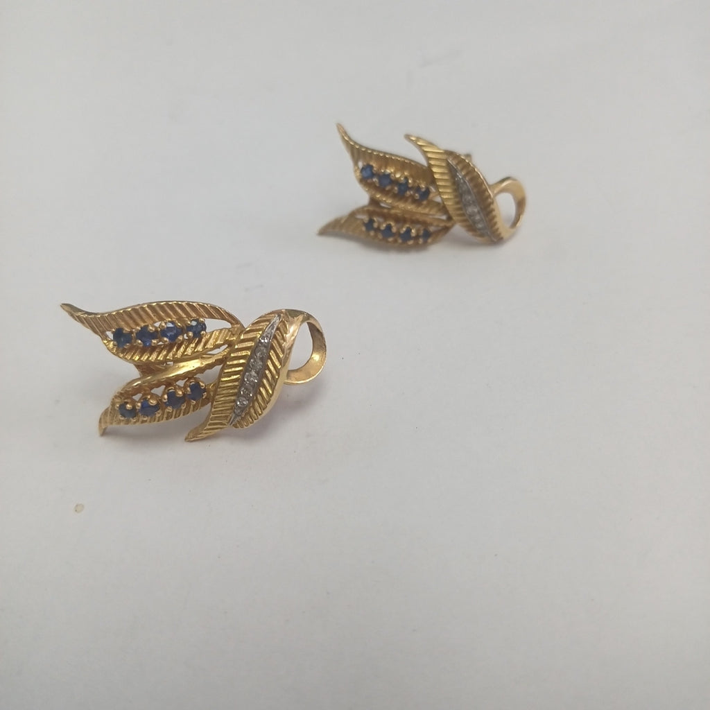 ARETES PAR ORO 18 K 10.5 GRMS (SEMINUEVO)