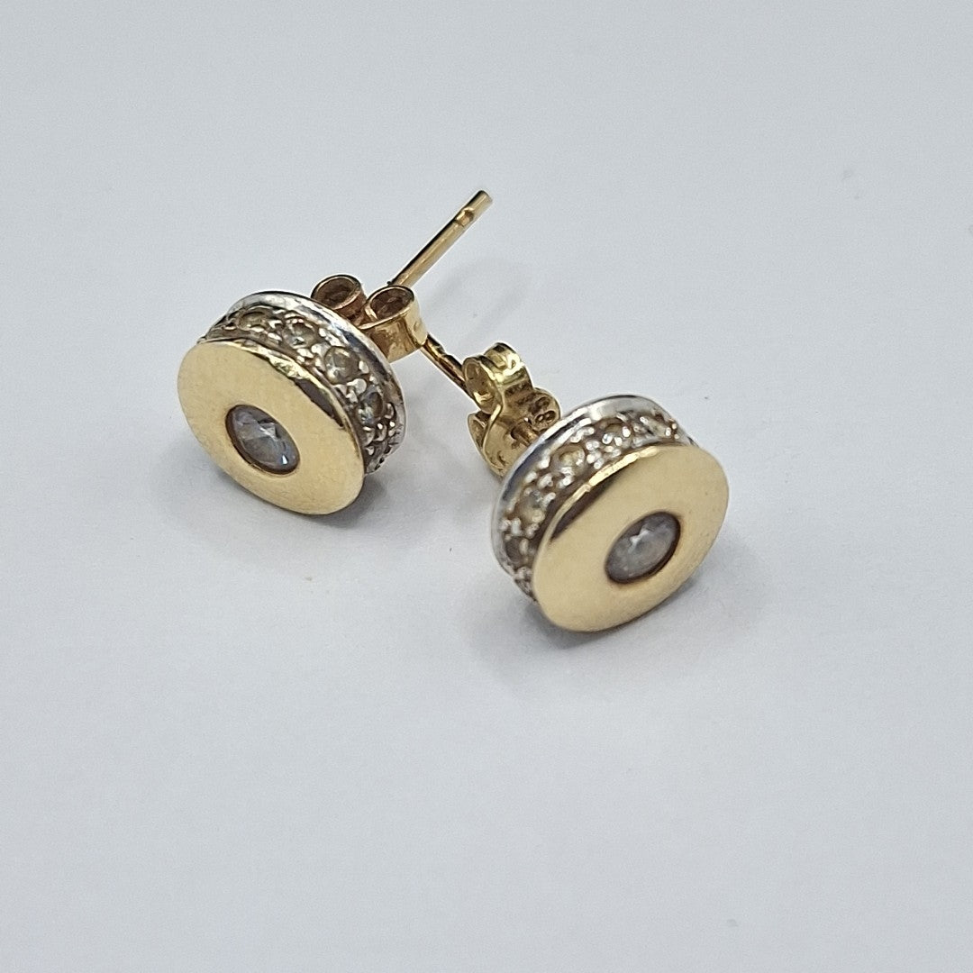 BROQUELES PAR ORO 14 K 3.2 GRMS (SEMINUEVO)