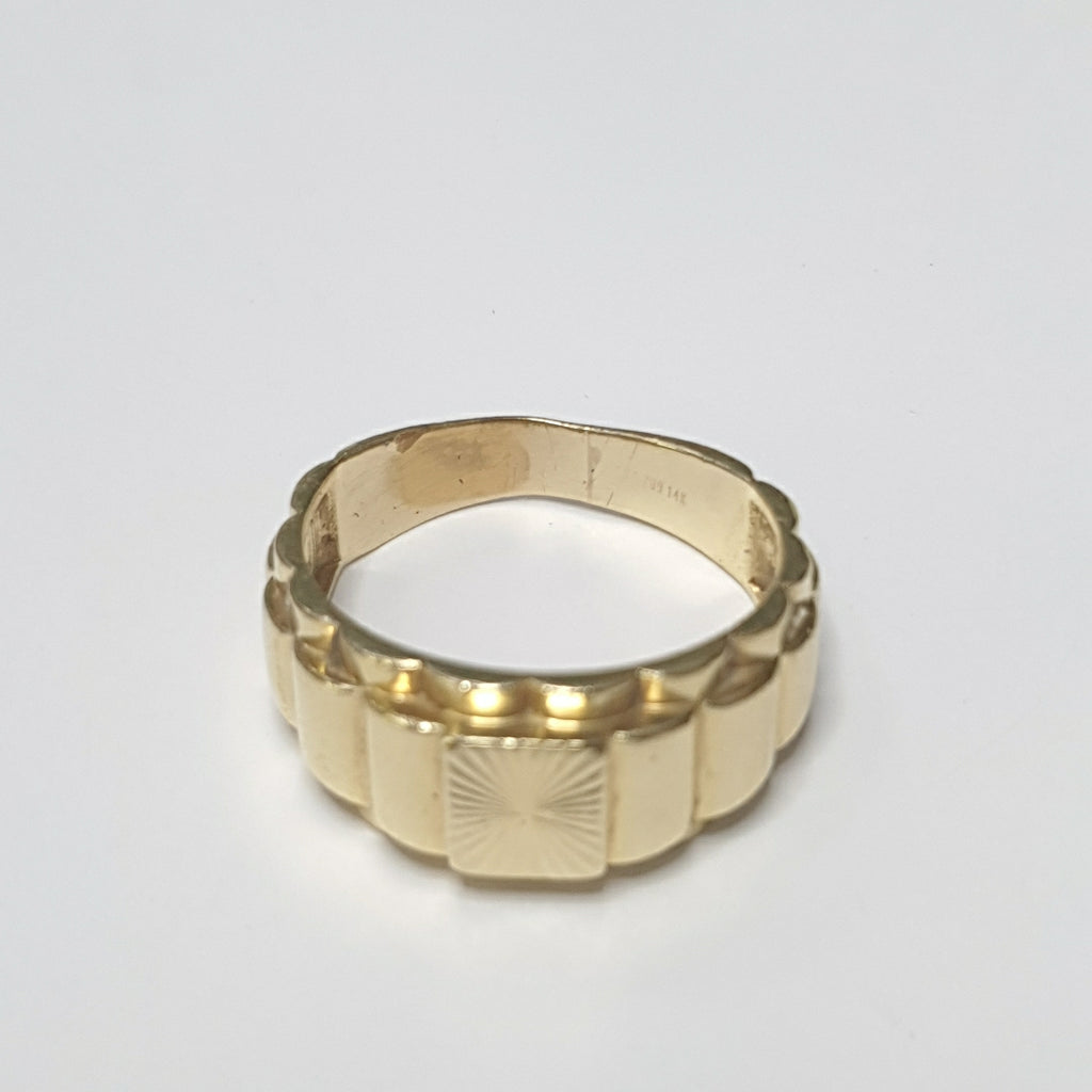 ANILLO ORO 14 K 5.3 GRMS (SEMINUEVO)