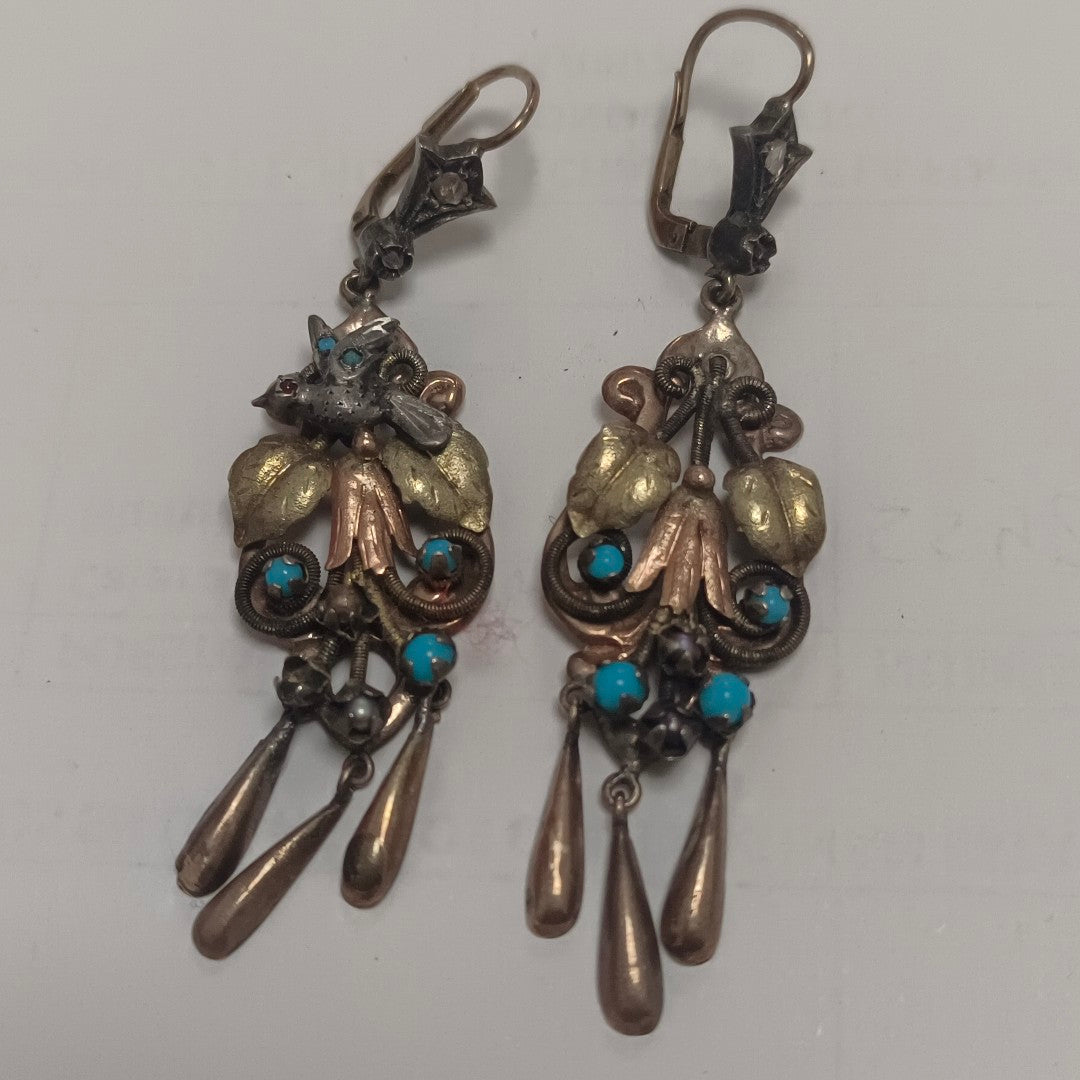 ARETES PAR ORO 8 K 9.1 GRMS (SEMINUEVO)