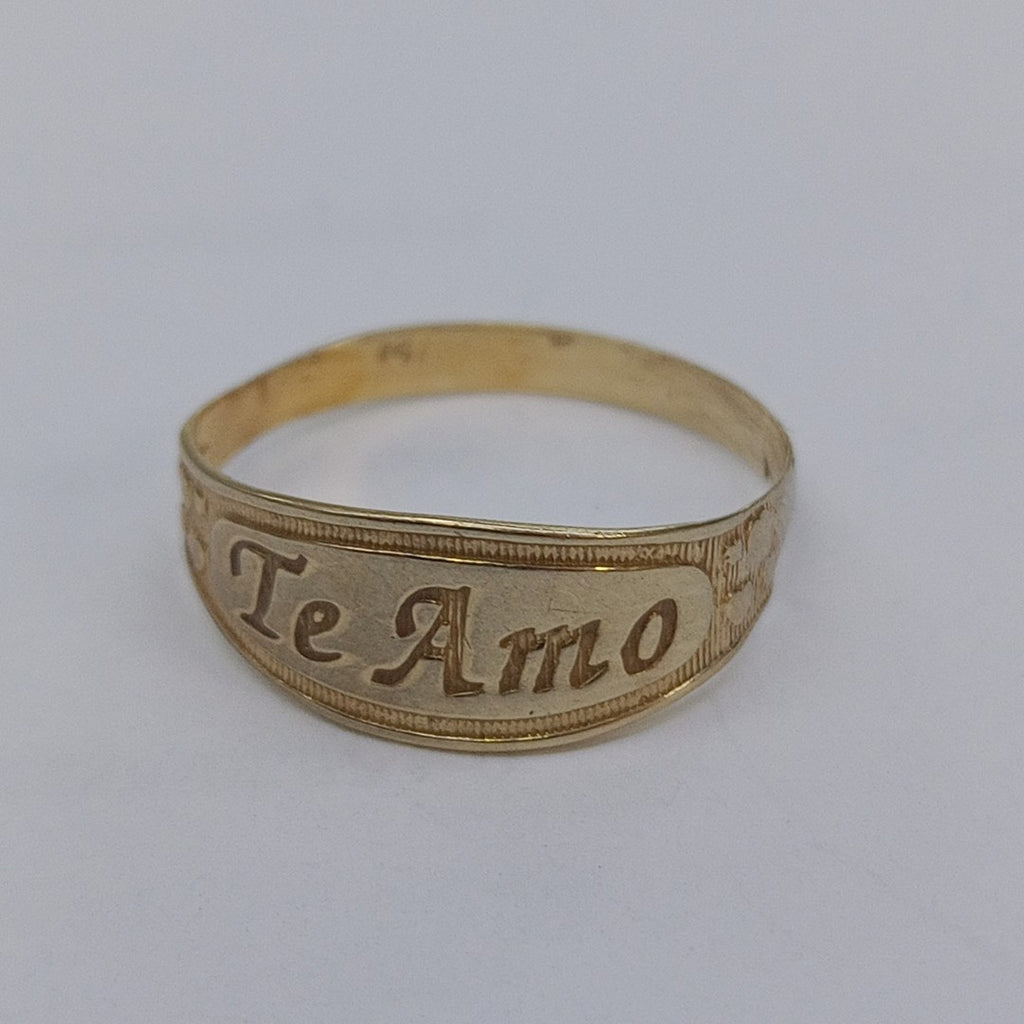ANILLO ORO 14 K 1.6 GRMS (SEMINUEVO)