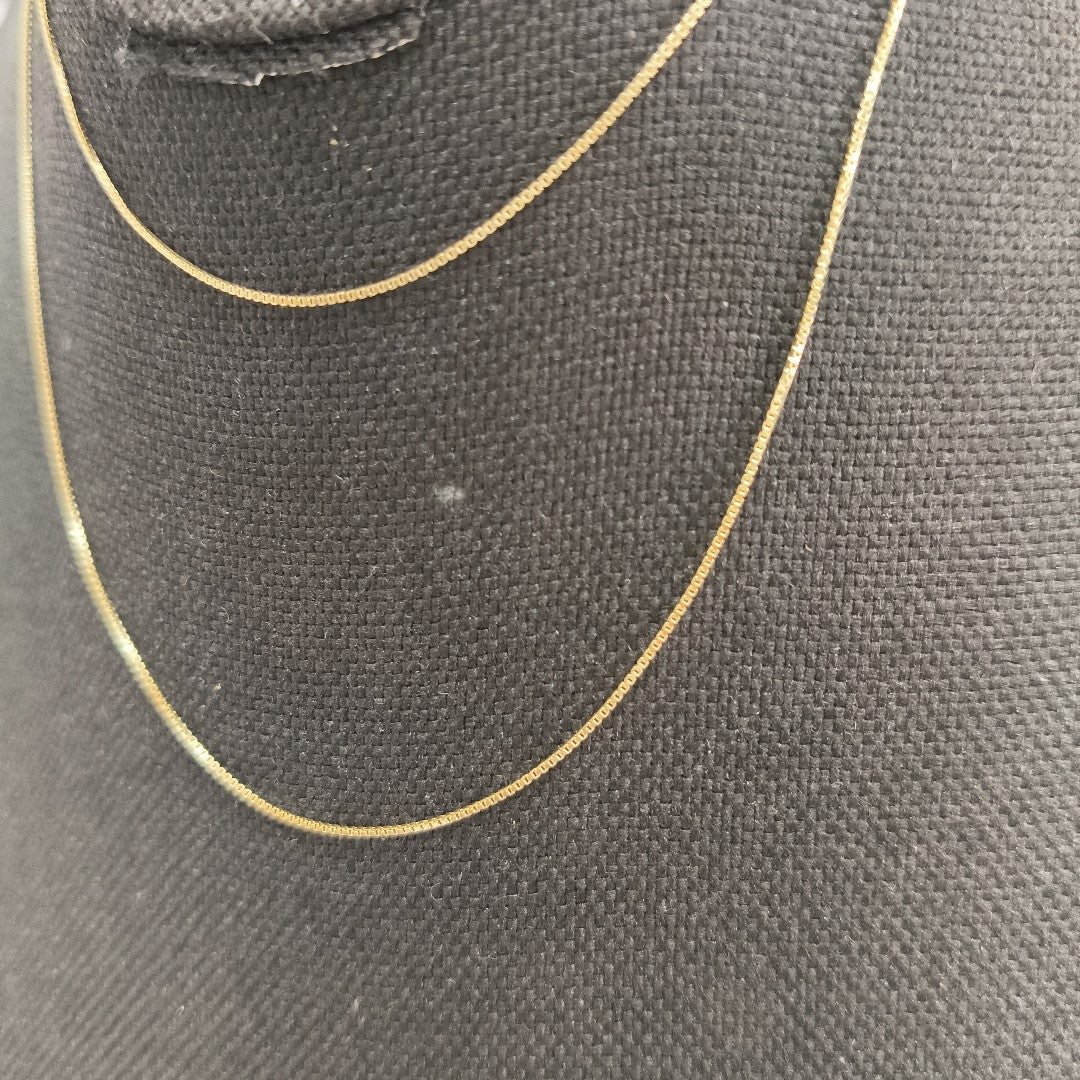 CADENA VENECIANO 14K 55 CM 1.7 GR (NUEVO)