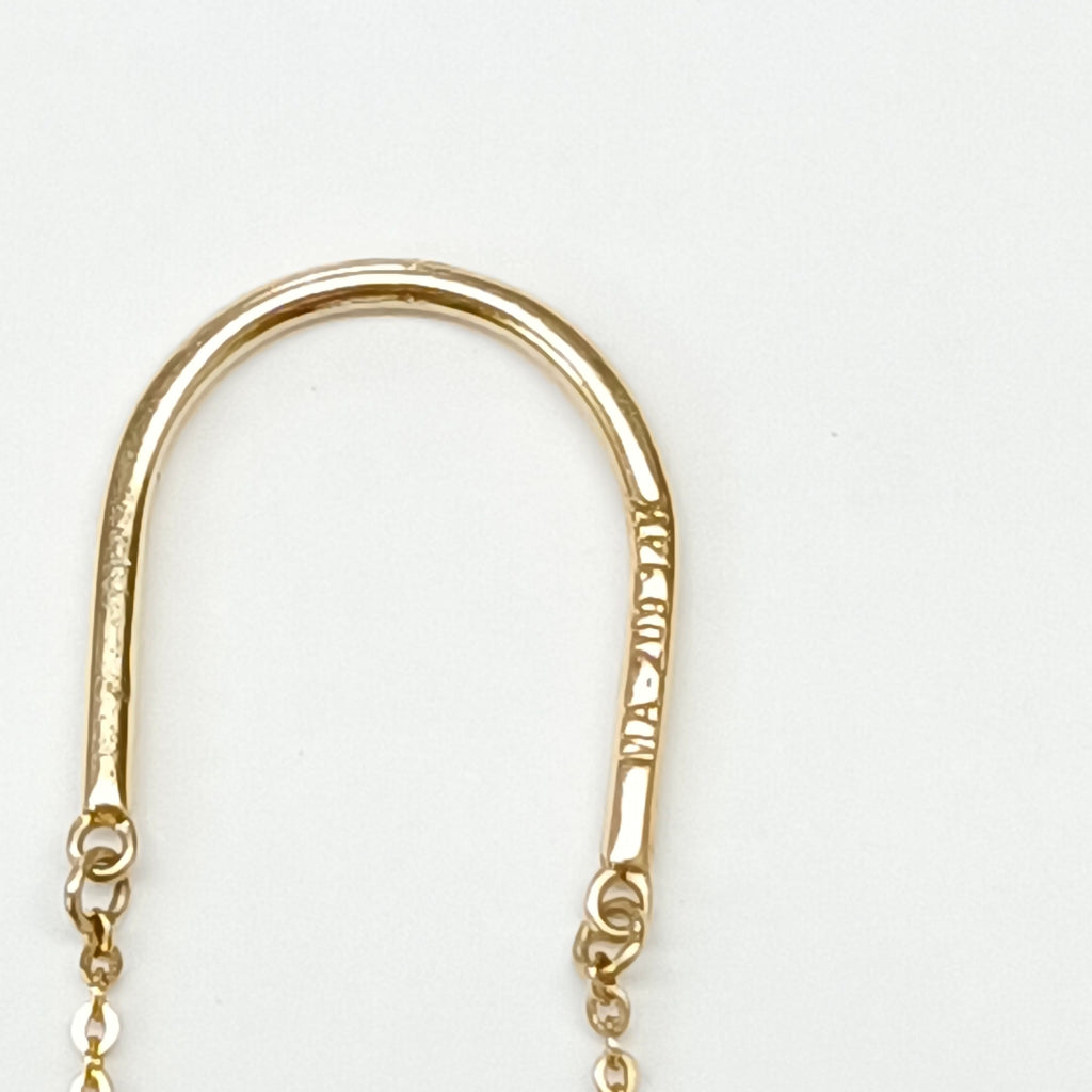 ARETES PAR ORO 14 K 2,00 GRMS (SEMINUEVO)