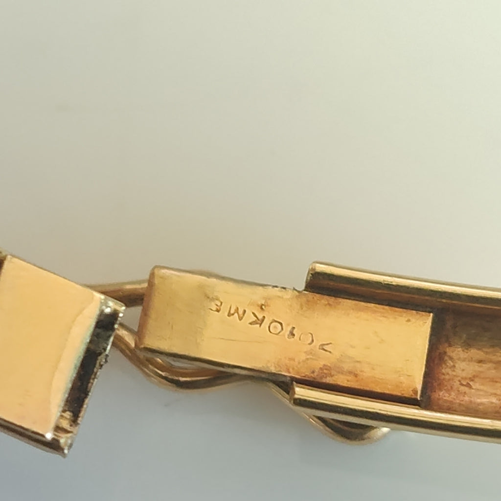 PULSERA RIGIDA ORO 10 K 4.6 GRMS (SEMINUEVO)