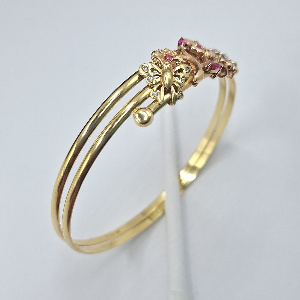 PULSERA RIGIDA ORO 14 K 16 GRMS (SEMINUEVO)
