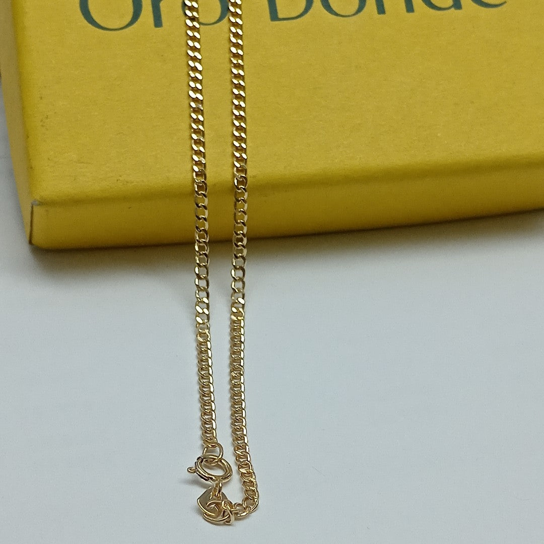 CADENAS BARBADA AMARILLA ORO 14K 1.9 (NUEVO)