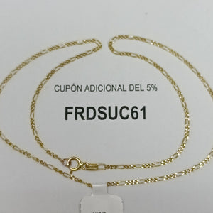 GARGANTILLA ORO 14 K 1.9 GRMS (SEMINUEVO)