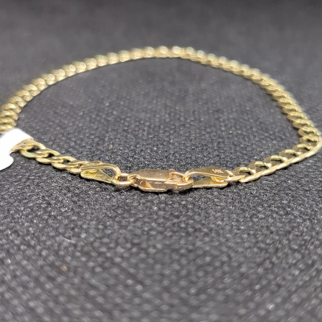 PULSERA BARBADA 14K 21 CM 5 GR (NUEVO)