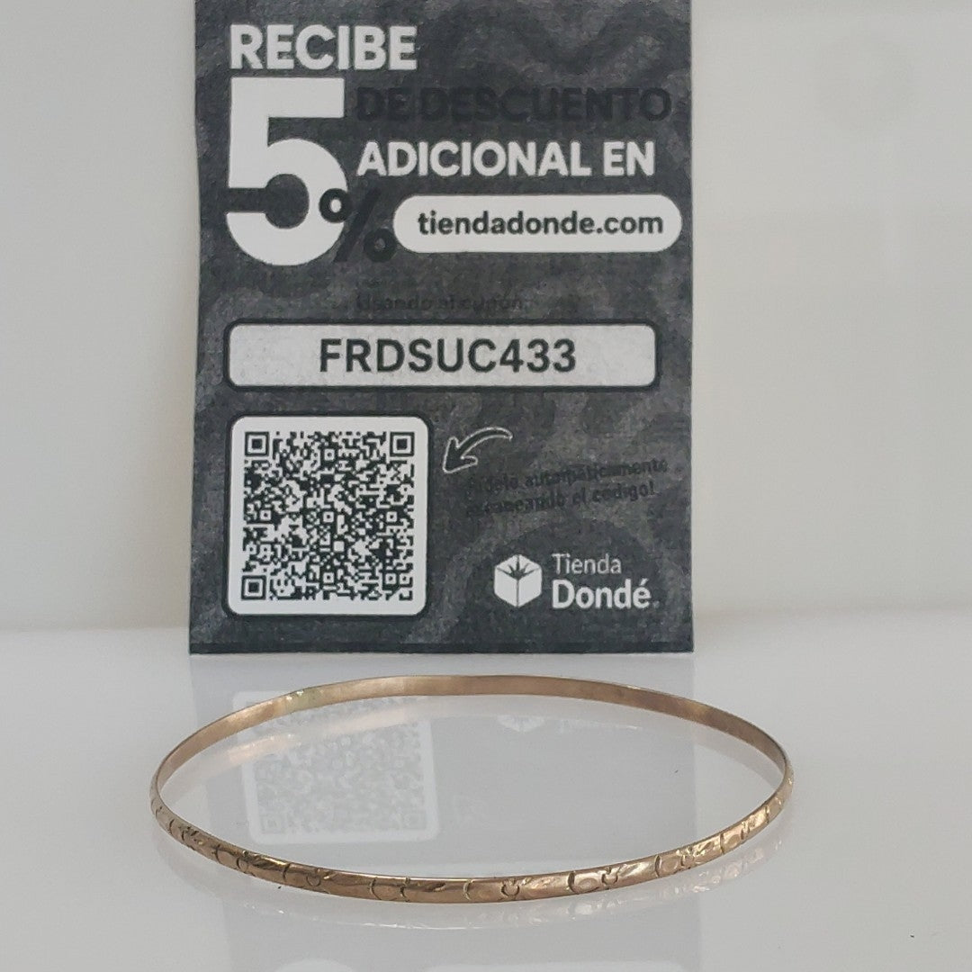 PULSERA RIGIDA ORO 8 K 4 GRMS (SEMINUEVO)