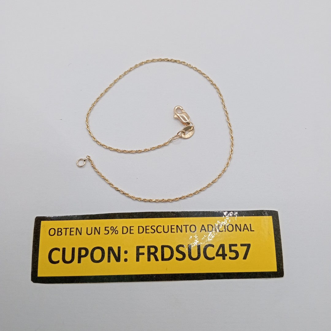 PULSERA TORZAL 14K 21 CM 1.4 GR (NUEVO)