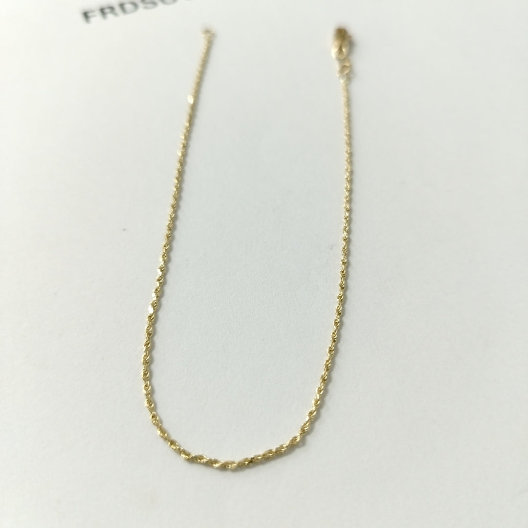 PULSERA TORZAL 14K 21 CM 1.5 GR (NUEVO)