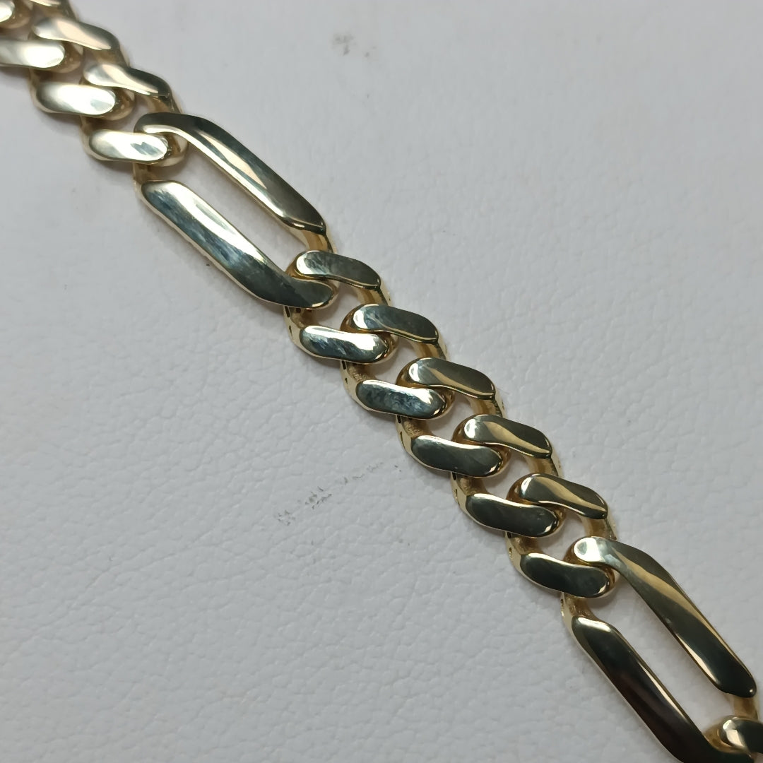 PULSERA MONACO ORO 10K 6.6 (NUEVO)
