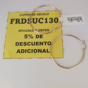 ARRACADAS ORO 14K 1.4 (NUEVO)