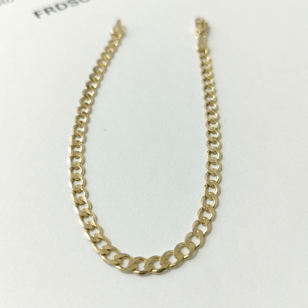 PULSERA BARBADA 14K 21 CM 5 GR (NUEVO)
