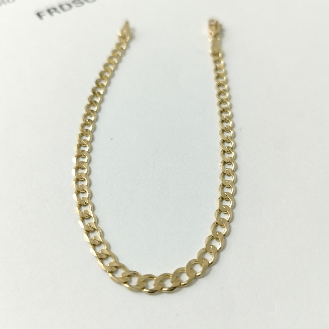 PULSERA BARBADA 14K 21 CM 5 GR (NUEVO)