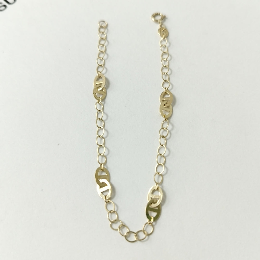 PULSERA ESPECIAL 14K 18 CM 1.6 GR (NUEVO)