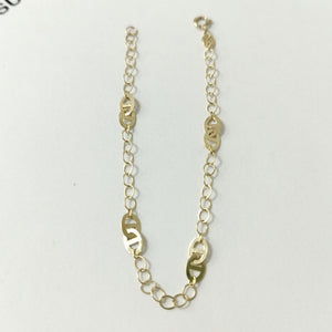 PULSERA ESPECIAL 14K 18 CM 1.6 GR (NUEVO)