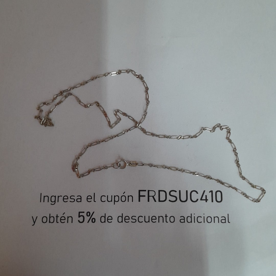 CADENA PLATA 2,10 GRMS (SEMINUEVO)
