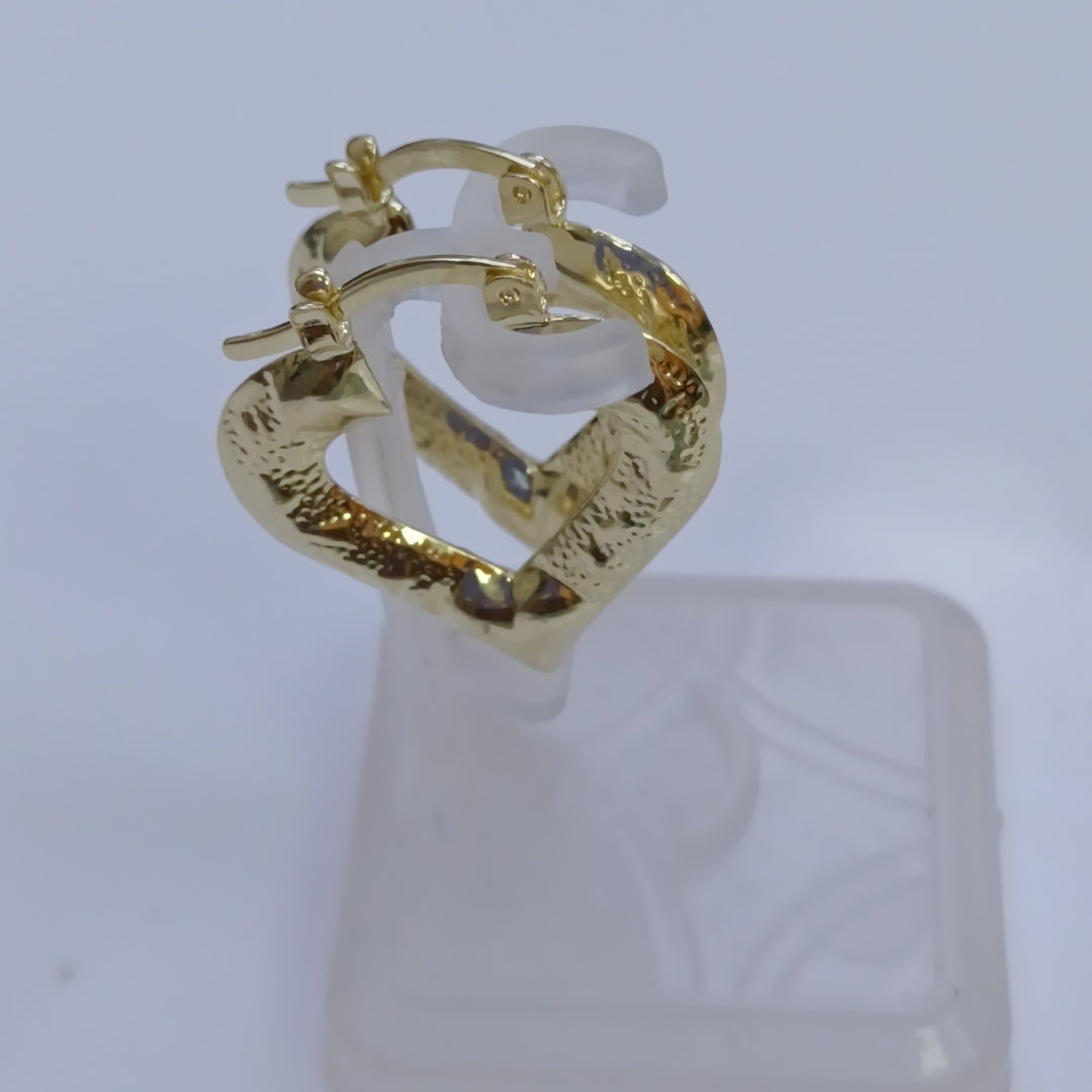 ARETES ARRACADAS 14K 1.8 GR (NUEVO)