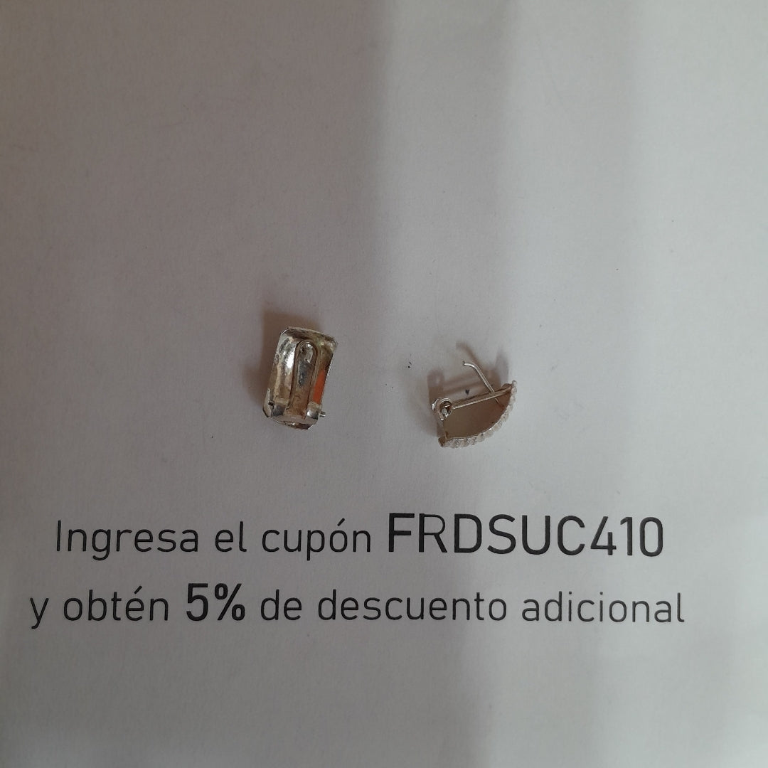 ARETES PAR PLATA 2,60 GRMS (SEMINUEVO)