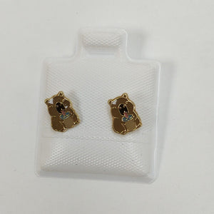BROQUELES BROQUEL FIG CAPIBARA 14K 0.2657 GR (NUEVO)