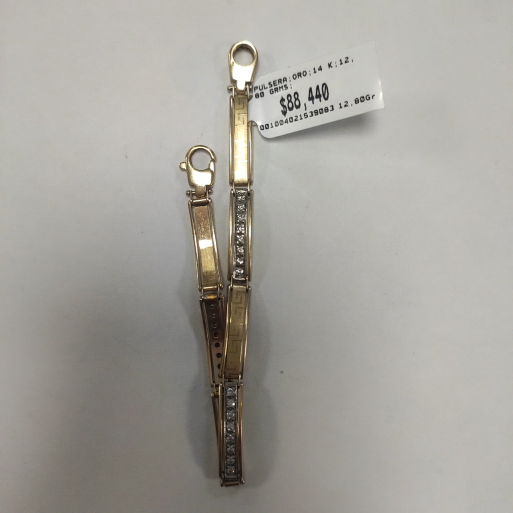 PULSERA ORO 14 K 12,80 GRMS (SEMINUEVO)