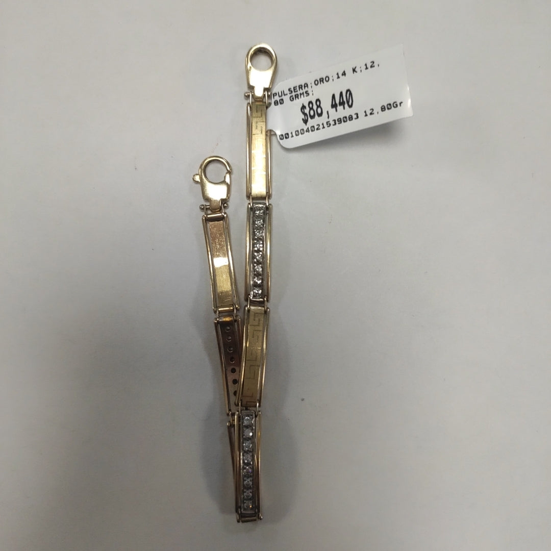 PULSERA ORO 14 K 12,80 GRMS (SEMINUEVO)