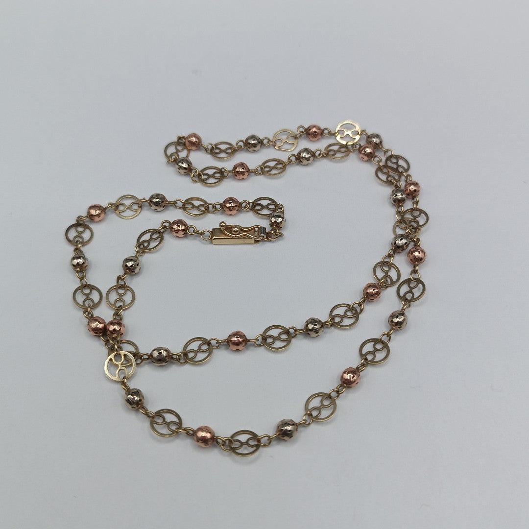 CADENA ORO COMBINADO 10 K 8.7 GRMS (SEMINUEVO)