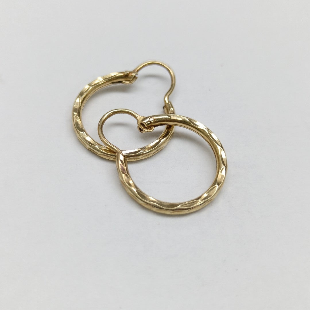 ARRACADAS PAR ORO 14 K 1 GRMS (SEMINUEVO)