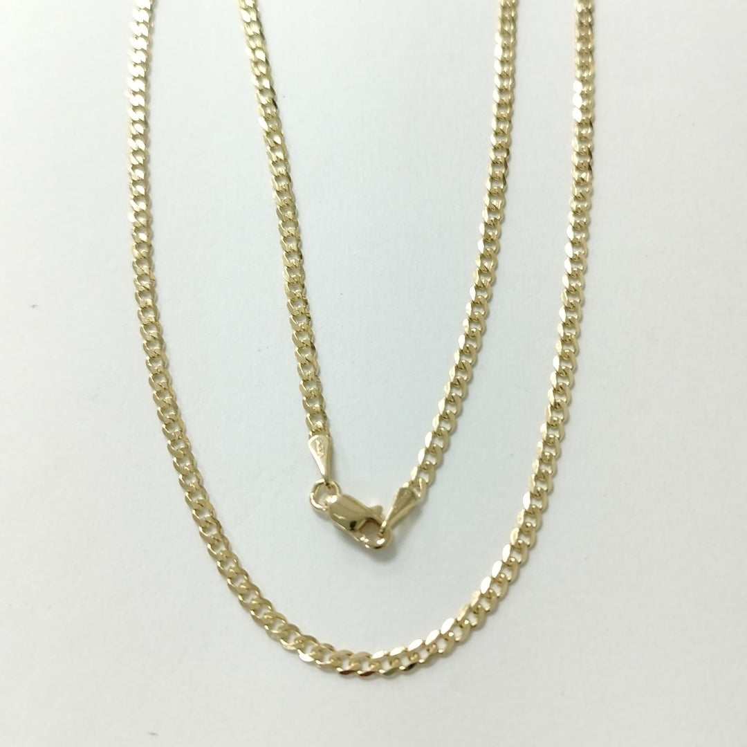 CADENA BARBADA 14K 60 CM 6 GR (NUEVO)