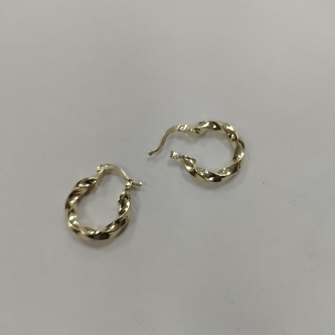 ARETES ARRACADA TORZAL 14K 1.9 GR (NUEVO)