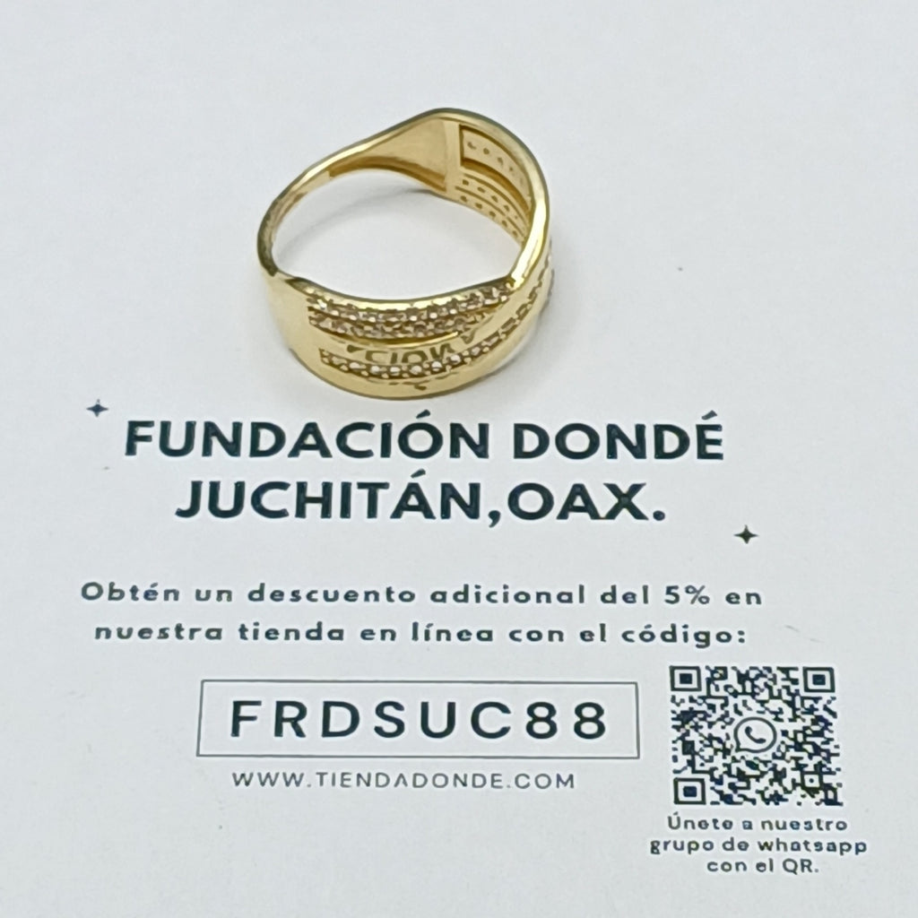 ANILLOS DAMA ORO 14K 2.9 (NUEVO)